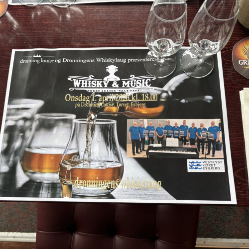 Whisky & musik, Dronningen , 1-4-2026